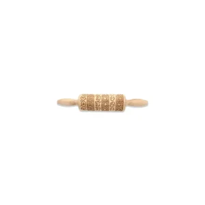 Compra Online Folkroll - Mattarello Piccolo in Legno Decoro righe San Valentino