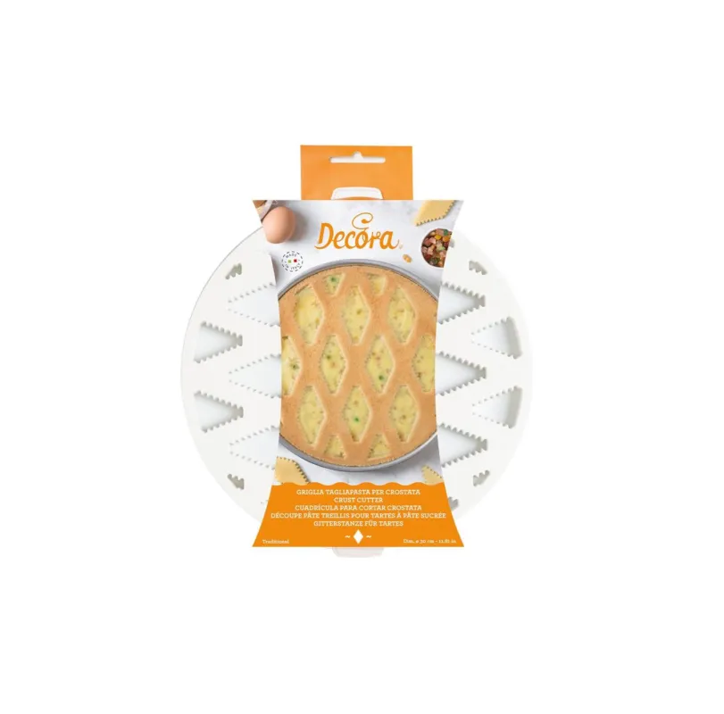 Prezzo Scontato Decora - Griglia tagliapasta per crostata e pastiera 30 cm