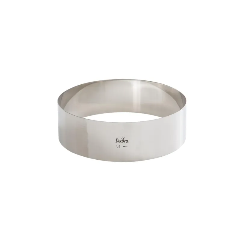 Spedizione Espresso Decora - Sagoma per dolci acciaio inox cerchio diametro 20