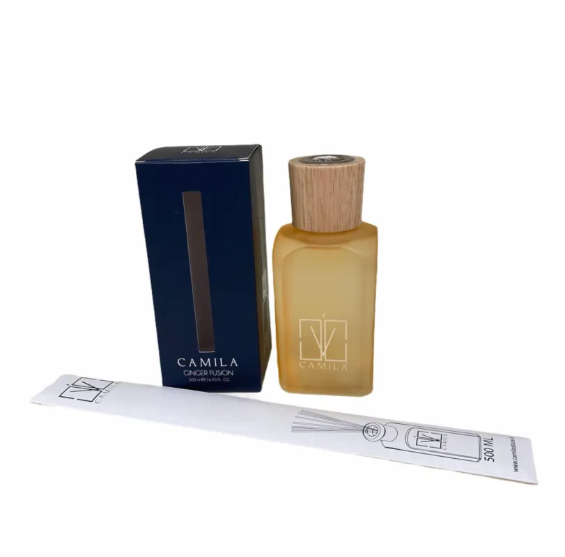 Consegna Rapida Camila - Profumatore Ambiente con Bastoncini 500 ml Ginger Fusion