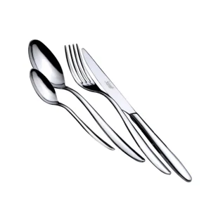 Professionale Salvinelli - Forchetta da frutta modello Fast in acciaio inox spessore 2.5 mm set 12 pezzi