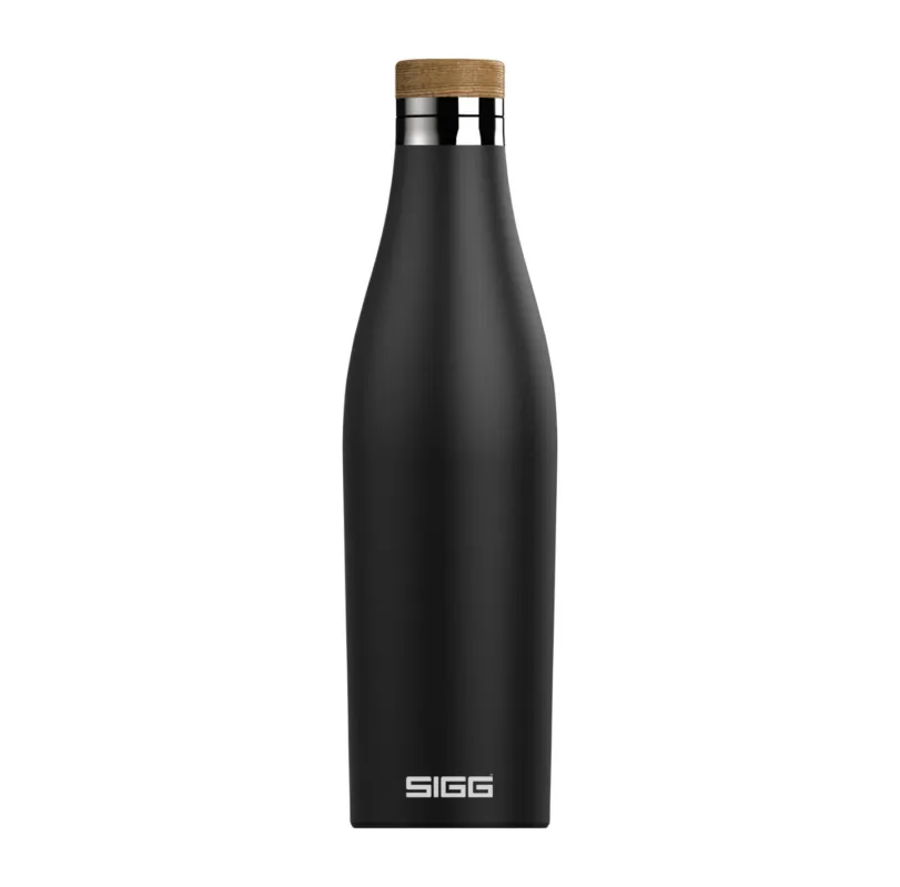 Sigg - Bottiglia termica Meridian da 500 ml in acciaio inox 18/8 nera Promo Stagionale