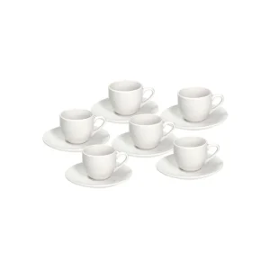 Tognana - Set 6 Tazzine da caffè con piattino Golf Popolare