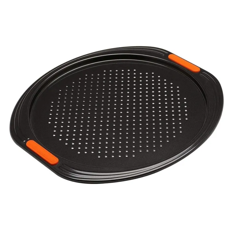 Vendita Finale Le Creuset - Teglia forata per pizza in acciaio al carbonio antiaderente 33 cm