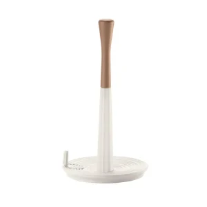Ultima Occasione Guzzini - Portarotolo da cucina universale Tierra ROLL&TEAR bianco latte