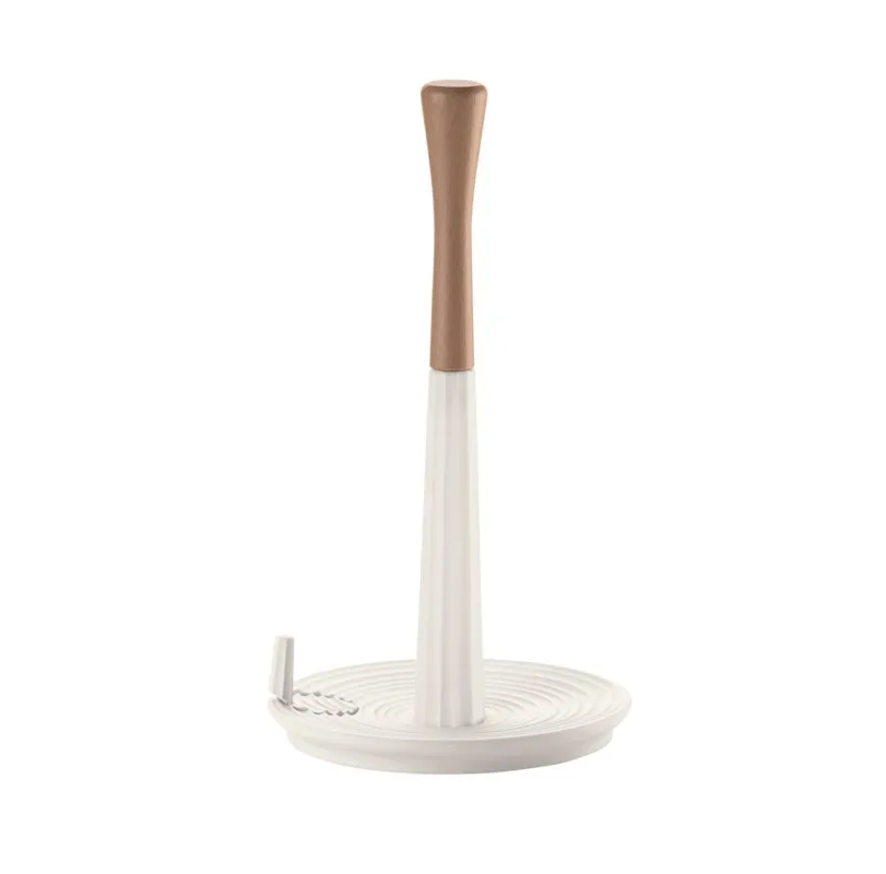 Ultima Occasione Guzzini - Portarotolo da cucina universale Tierra ROLL&TEAR bianco latte
