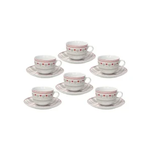 Acquista Ora Tognana - Set 6 tazzine da caffè con piattino linea brunico