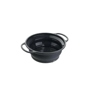 Kuchenprofi - Scolapasta pieghevole in silicone nero 24 cm Prezzo Basso