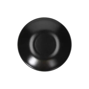 Tognana - Piatto fondo singolo in ceramica 22 cm Tatami nero Di Tendenza