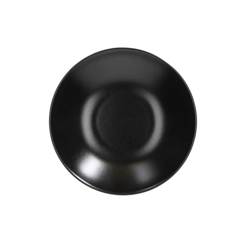 Tognana - Piatto fondo singolo in ceramica 22 cm Tatami nero Di Tendenza