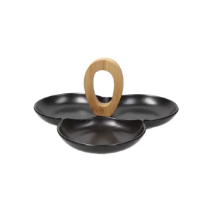 Miglior Prezzo Tognana - Antipastiera con manico 3 scomparti 24 Cm Let‘s Party