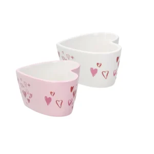 Tognana - Ciotola in porcellana forma cuore linea Relief Amore 200 ml Reso Gratuito