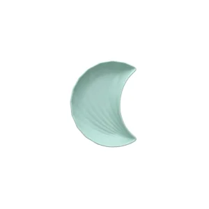 Tognana - Piatto mezzaluna rilievo linea Relief Aruba verde 23 cm Offerta Limitata