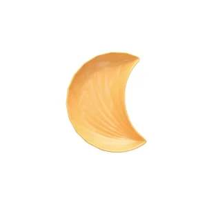 Tognana - Piatto mezzaluna rilievo linea Relief Aruba giallo 23 cm Prezzo Ridotto