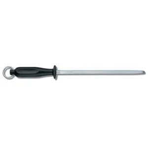 Victorinox - Acciaino tondo affila coltelli 27 cm con manico nero Popolare
