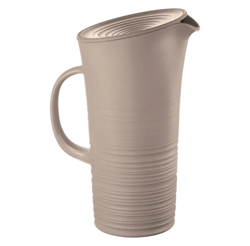 Acquista Ora Guzzini - Caraffa con coperchio tierra ‘Made for Nature‘ 1,8 litri grigio tortora