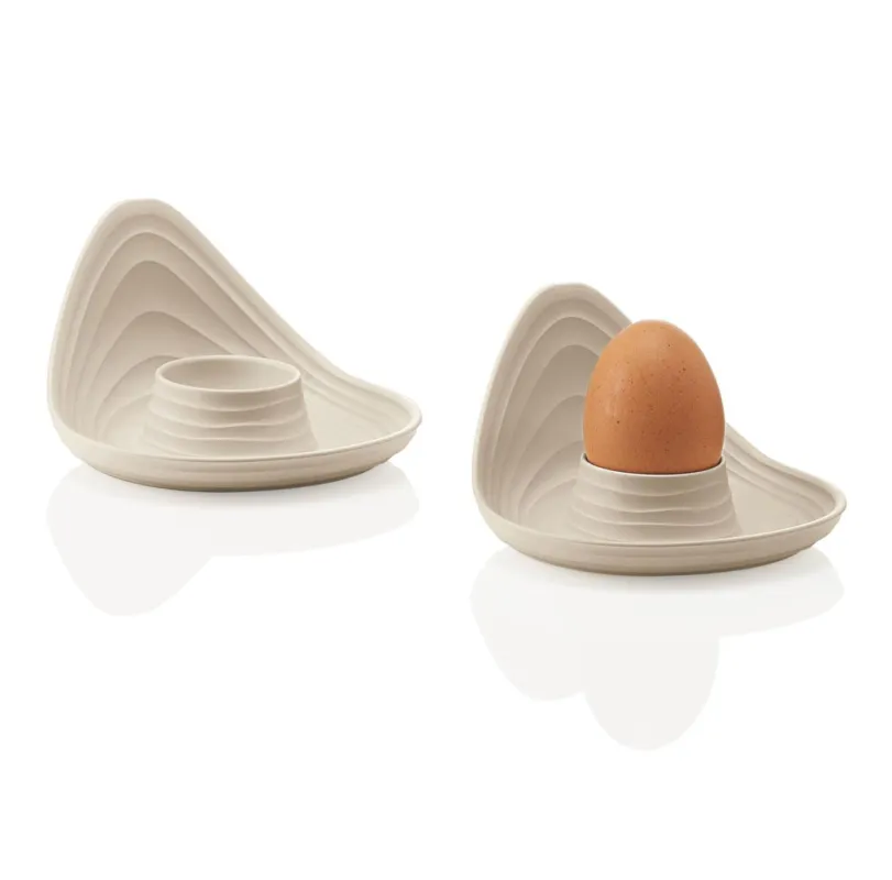Guzzini - Set 2 Porta uovo Tierra ‘Made for Nature‘ argilla Spedizione Espresso