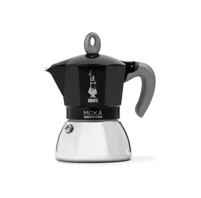 Più Venduto Moka Induction 4Tz Nera