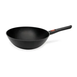 Offerta Speciale Woll - Padella Wok antiaderente in alluminio forgiato Eco lite a induzione manico rimovibile 30 cm