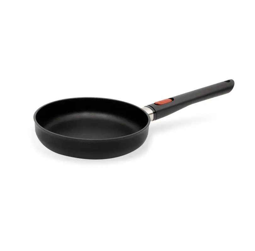 Prezzo Ridotto Woll - Padella bassa antiaderente in alluminio forgiato Eco lite a induzione manico rimovibile 24 cm