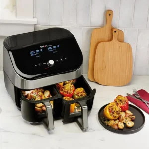 Instant Vortex Plus 8 in 1 Friggitrice ad aria doppio cestello Dual Clearcook 8L Promo Stagionale