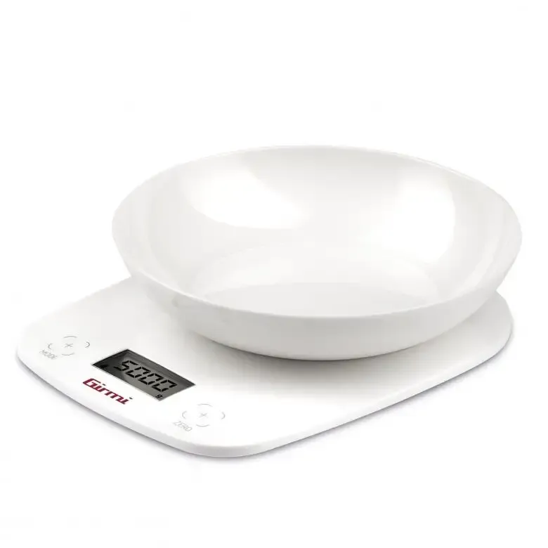 Prezzo Scontato Girmi PS01 Bianco Superficie piana Rotondo Bilancia da cucina elettronica