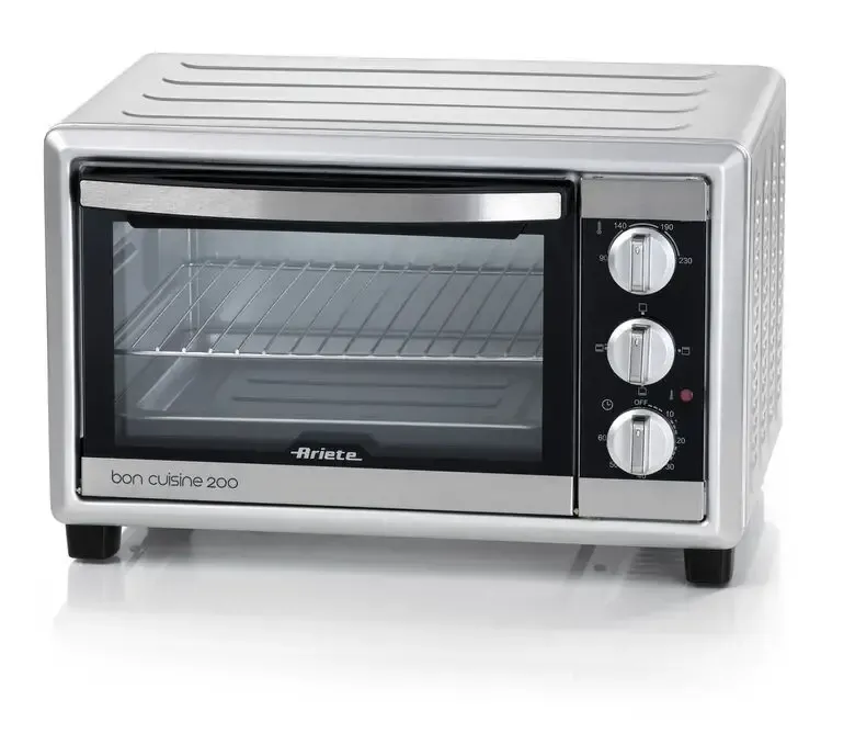 Ariete Bon Cuisine 200 20 L 1380 W Nero, Argento Grill Di Tendenza