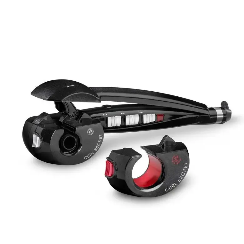 Ultimissimo Modello BaByliss Curl Secret Ionic 2 Ferro arricciacapelli automatico Caldo Nero 2,5 m