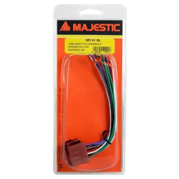 Scelto Dai Clienti New Majestic SPI-91BL ricambio e accessorio per ricevitori multimediali per auto Adattatore ISO