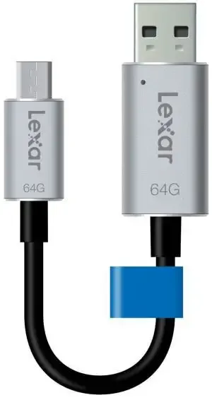 Sconto Lexar JumpDrive C20m 64GB unità flash USB USB Type-A / Micro-USB 3.2 Gen 1 (3.1 Gen 1) Nero, Argento