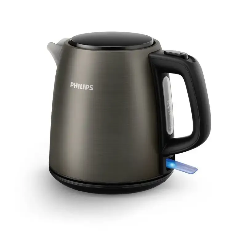 Philips Daily Collection Bollitore compatto in titanio, 2000 W, 1 l Must-Have