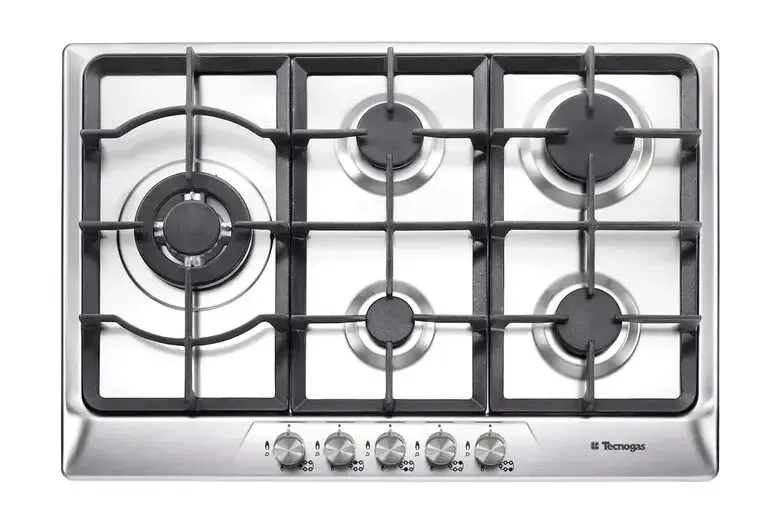 Tecnogas F75VGX piano cottura Acciaio inossidabile Da incasso Gas 5 Fornello(i) Spedito Oggi