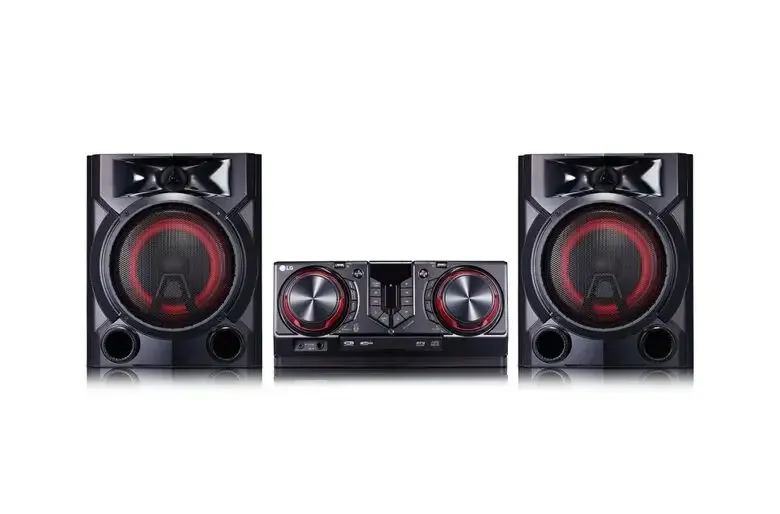 Occasione Imperdibile LG CJ65 set audio da casa Mini impianto audio domestico Nero, Rosso