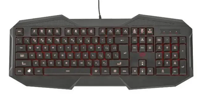 Compra Adesso Trust GXT 830 GAMING KEYBOARD IT tastiera USB QWERTY Inglese Nero