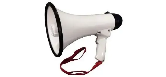 Ultimissimo Modello GBC 61.0500.10 megafono Esterno 10 W Bianco