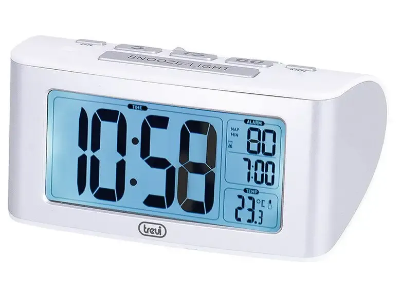 Must-Have Trevi 0SL388001 sveglia Sveglia digitale Bianco