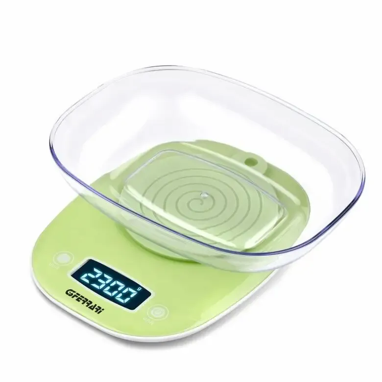 G3 Ferrari Wendy Verde Superficie piana Rettangolo Bilancia da cucina elettronica Direttamente Dal Produttore