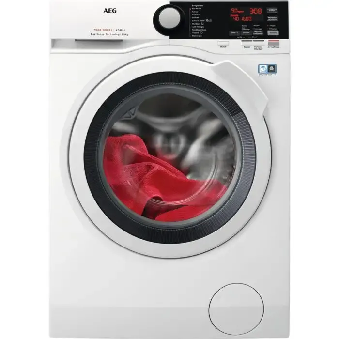 Popolare AEG L7WEE961 lavasciuga Libera installazione Caricamento frontale Bianco E