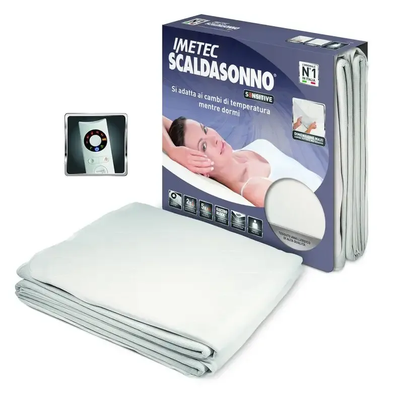 Imetec Scaldasonno Sensitive Maxi Sing 150 W Bianco Microfibra Offerta Limitata