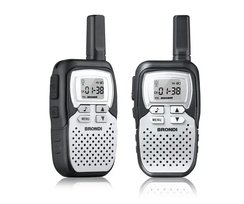 Brondi FX-COMPACT SPORT+ ricetrasmittente 8 canali 446 - 446.1 MHz Nero, Argento Esclusivo