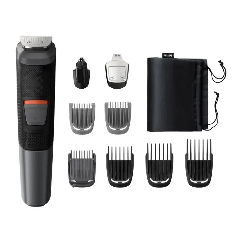 Occasione Imperdibile Philips MULTIGROOM Series 5000 9 accessori Tecnologia DualCut 9 in 1, Barba e capelli
