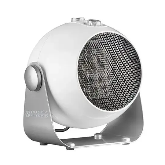 Pagamento Sicuro Olimpia Splendid Caldodesign Interno Argento, Bianco 1800 W Riscaldatore ambiente elettrico con ventilatore