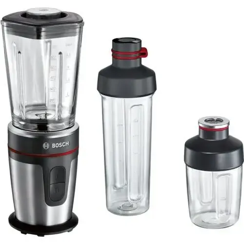 Solo Oggi Bosch MMBM7G3M frullatore 0,6 L Frullatore da tavolo 350 W Nero, Cromo