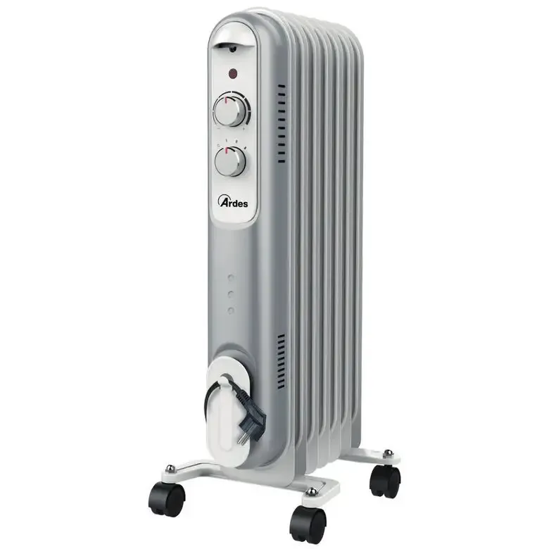 Acquista Ora Ardes AR4R07S stufetta elettrica Interno Nero, Grigio, Bianco 1500 W Riscaldatore ambiente elettrico a olio
