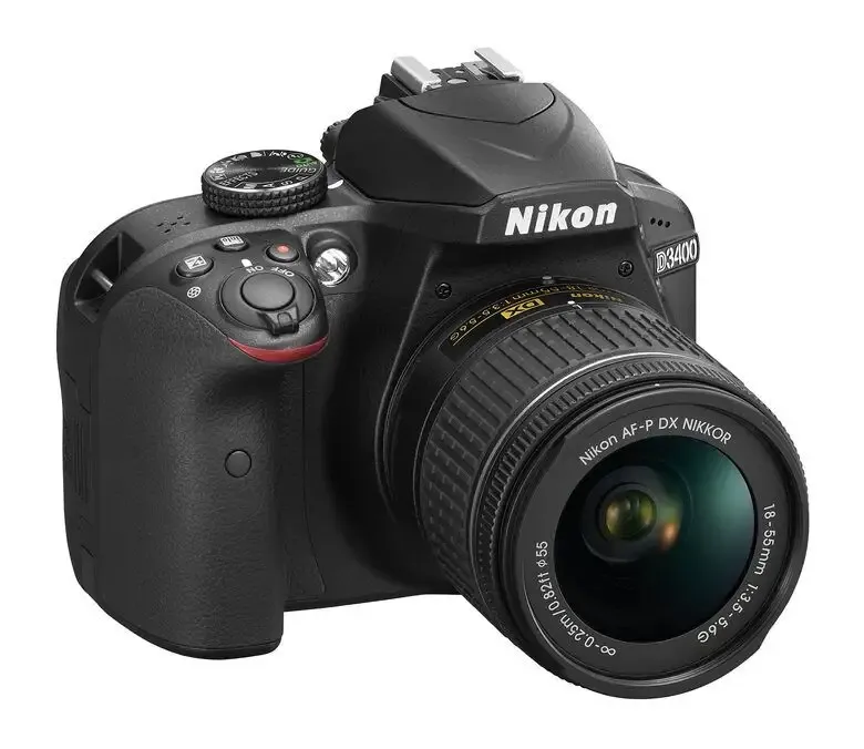 Reso Gratuito Nikon D3400 DX + 18-55mm Kit fotocamere SLR 24,2 MP CMOS 6000 x 4000 Pixel Nero