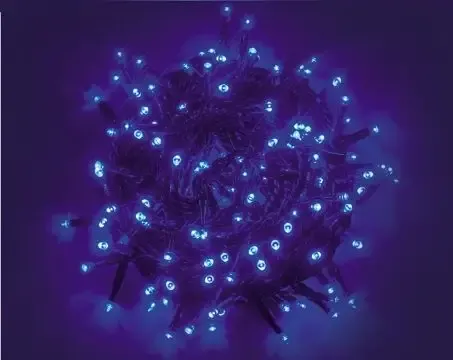 GBC CATENA 80 LED 6M BLU CAVO NERO Offerta Del Giorno