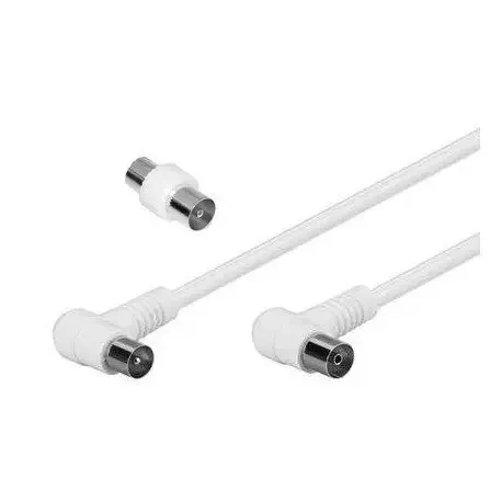nuovaVideosuono 9/24 W cavo coassiale 2 m IEC 9.5mm Bianco Ultima Occasione
