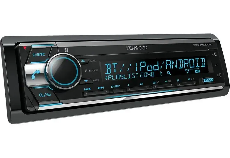 Kenwood Electronics KDC-X5200BT Ricevitore multimediale per auto Nero Bluetooth Pagamento Sicuro