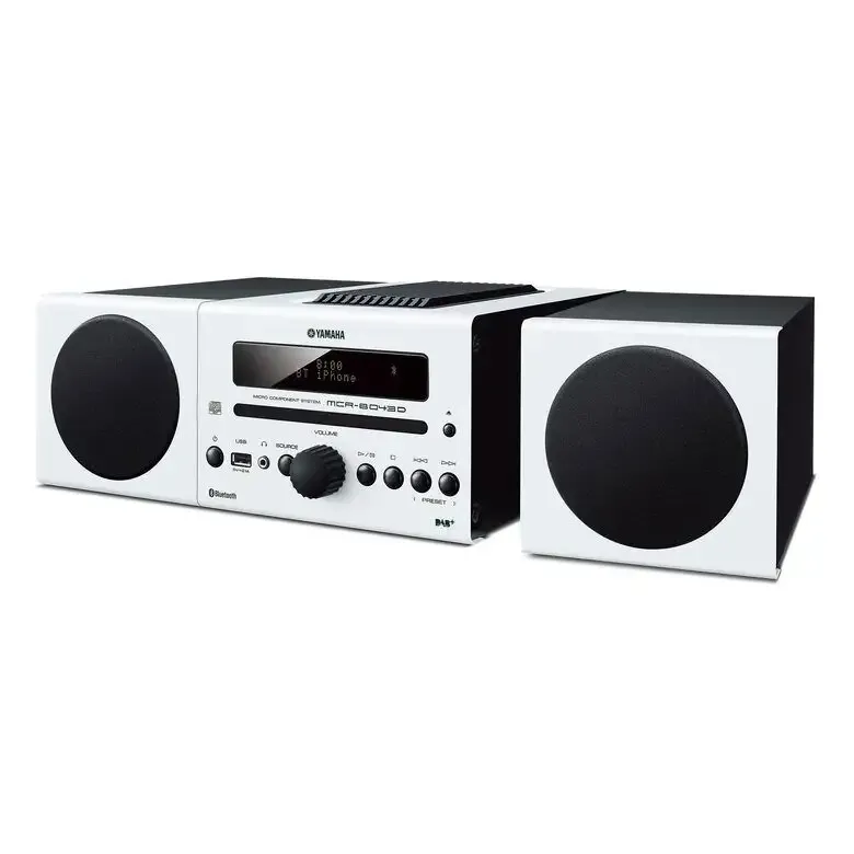 Yamaha MCR-B043D Microsistema audio per la casa 30 W Bianco Di Tendenza