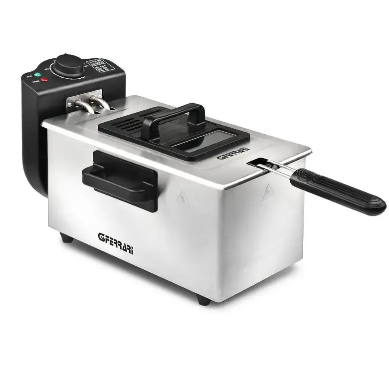 Sconto G3 Ferrari G10083 friggitrice Singolo 3 L Indipendente 2000 W Nero, Acciaio inossidabile